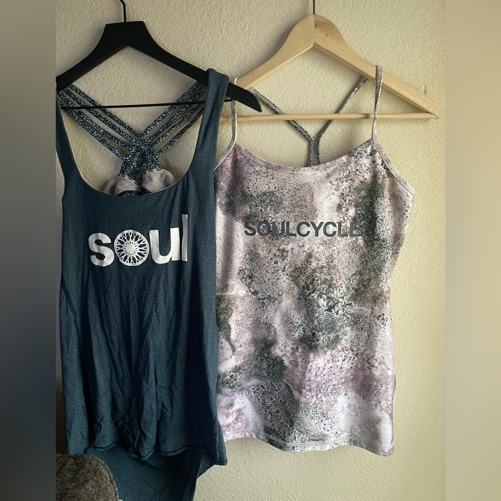 lululemon soul cycle bundle two tanks